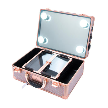 SlayCase 3.0 Vanity Travel Case  Rose Gold Dazzle