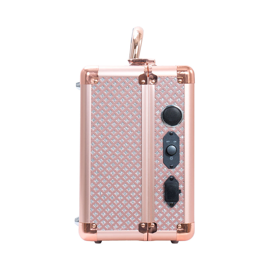 SlayCase 3.0 Vanity Travel Case  Rose Gold Dazzle