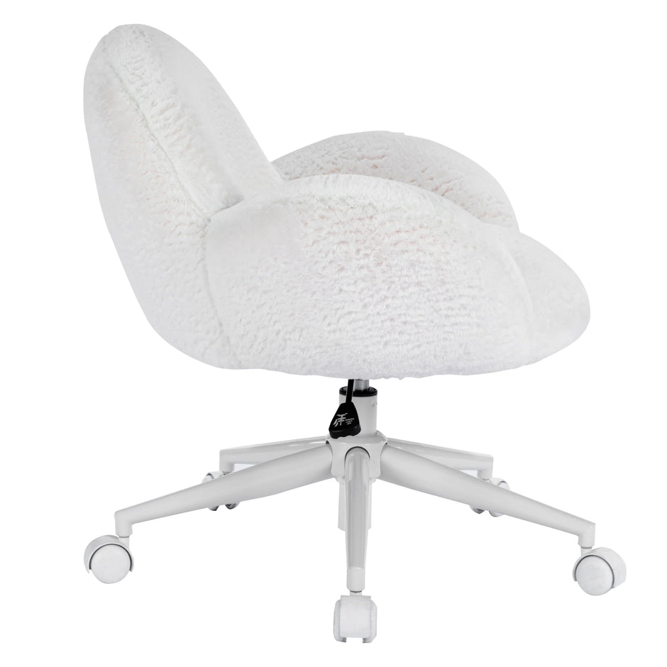 Cloud White Vanity Chair