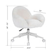 Cloud White Vanity Chair