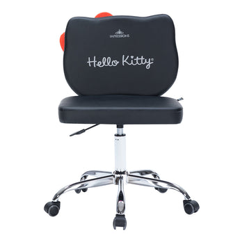 Hello Kitty Faux Leather Swivel Vanity Chair