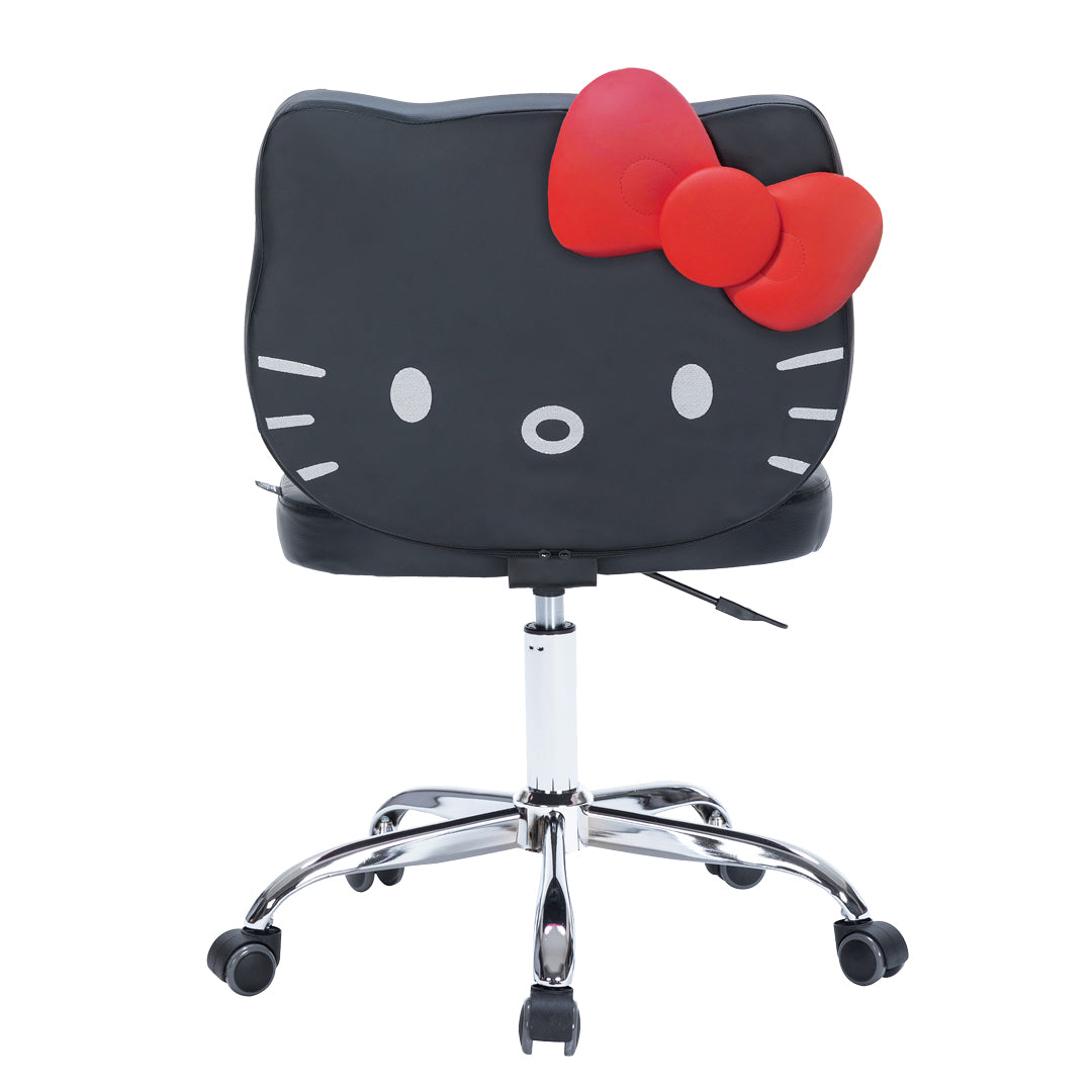 Hello Kitty Faux Leather Swivel Vanity Chair