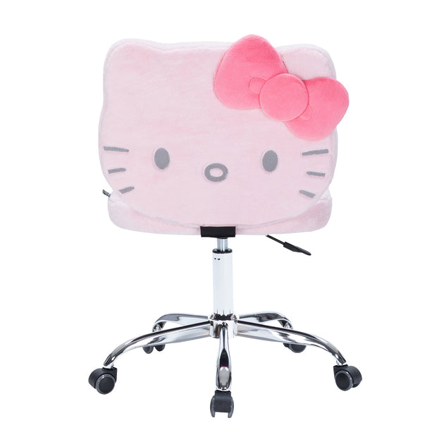 Hello Kitty Teddy Fur Swivel Vanity Chair