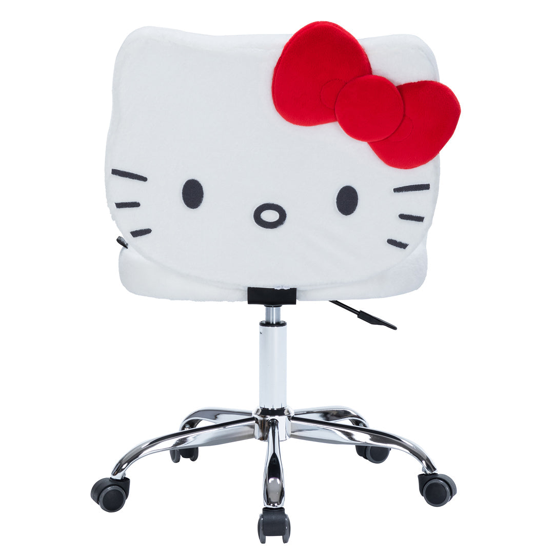 Hello Kitty Teddy Fur Swivel Vanity Chair