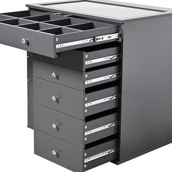 SlayStation Grey Display Chest with Drawers