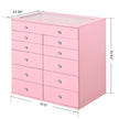 SlayStation Pink Display Chest with Drawers