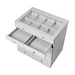 SlayStation Grey Display Chest with Drawers