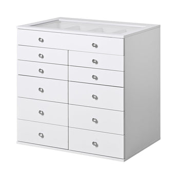 SlayStation White Display Chest with Drawers