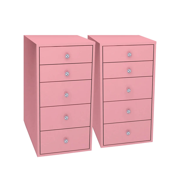 SlayStation 5-Drawer Makeup Vanity Storage Unit