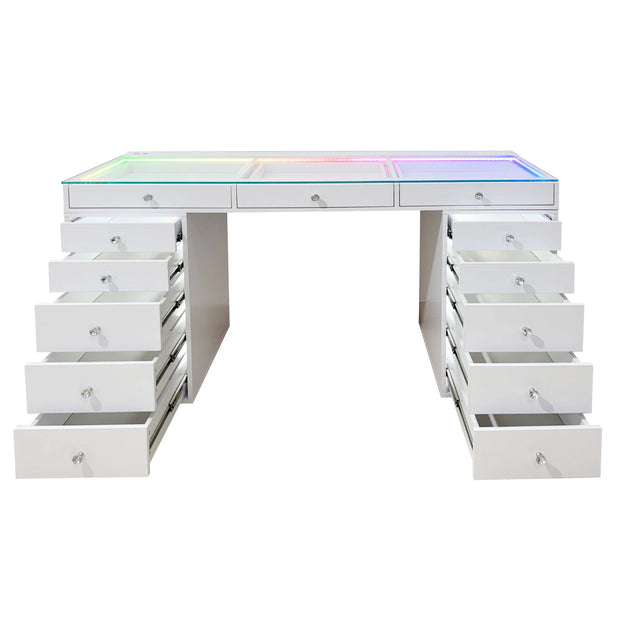 SlayStation Lumina Pro 2.0 Vanity Table w/ RGB Light