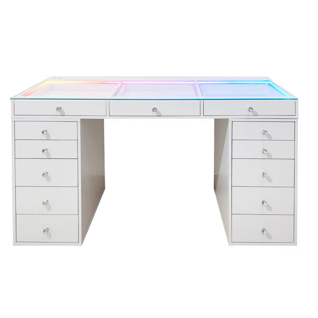 SlayStation Lumina Pro 2.0 Vanity Table w/ RGB Light