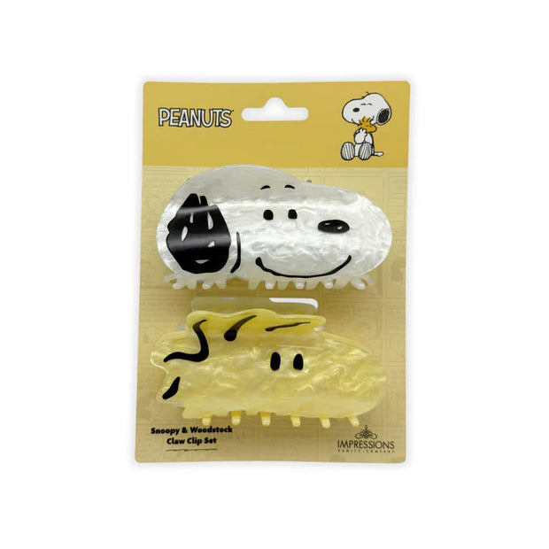 Peanuts Snoopy & Woodstock Claw Clip Set