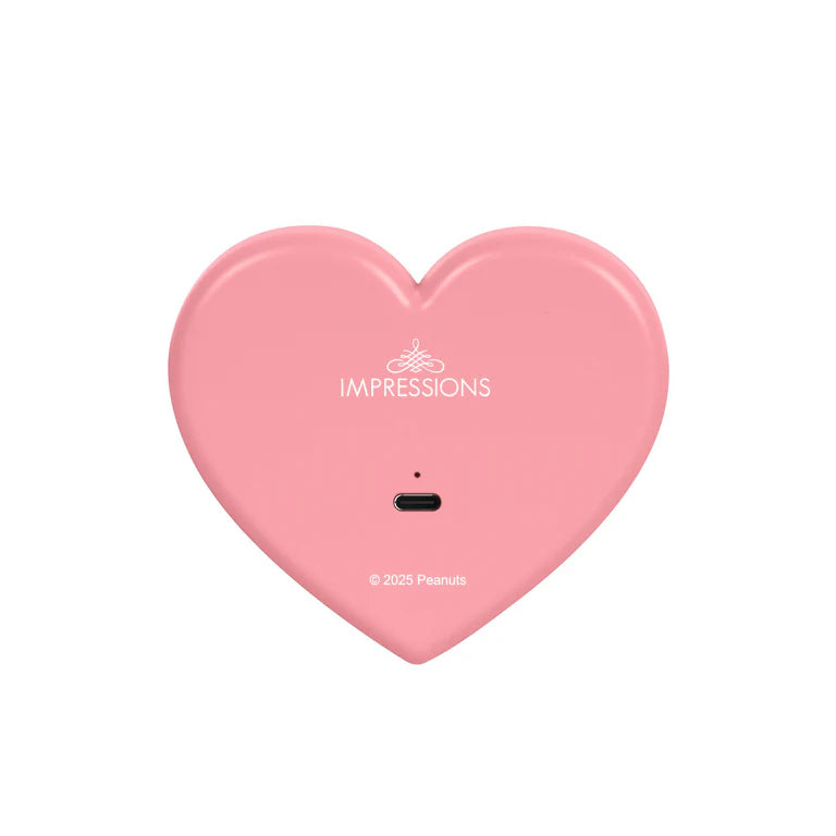 Peanuts Snoopy Swivel Heart Bow LED Compact Mirror