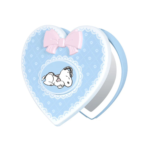 Peanuts Snoopy Heart Bow LED Compact Mirror