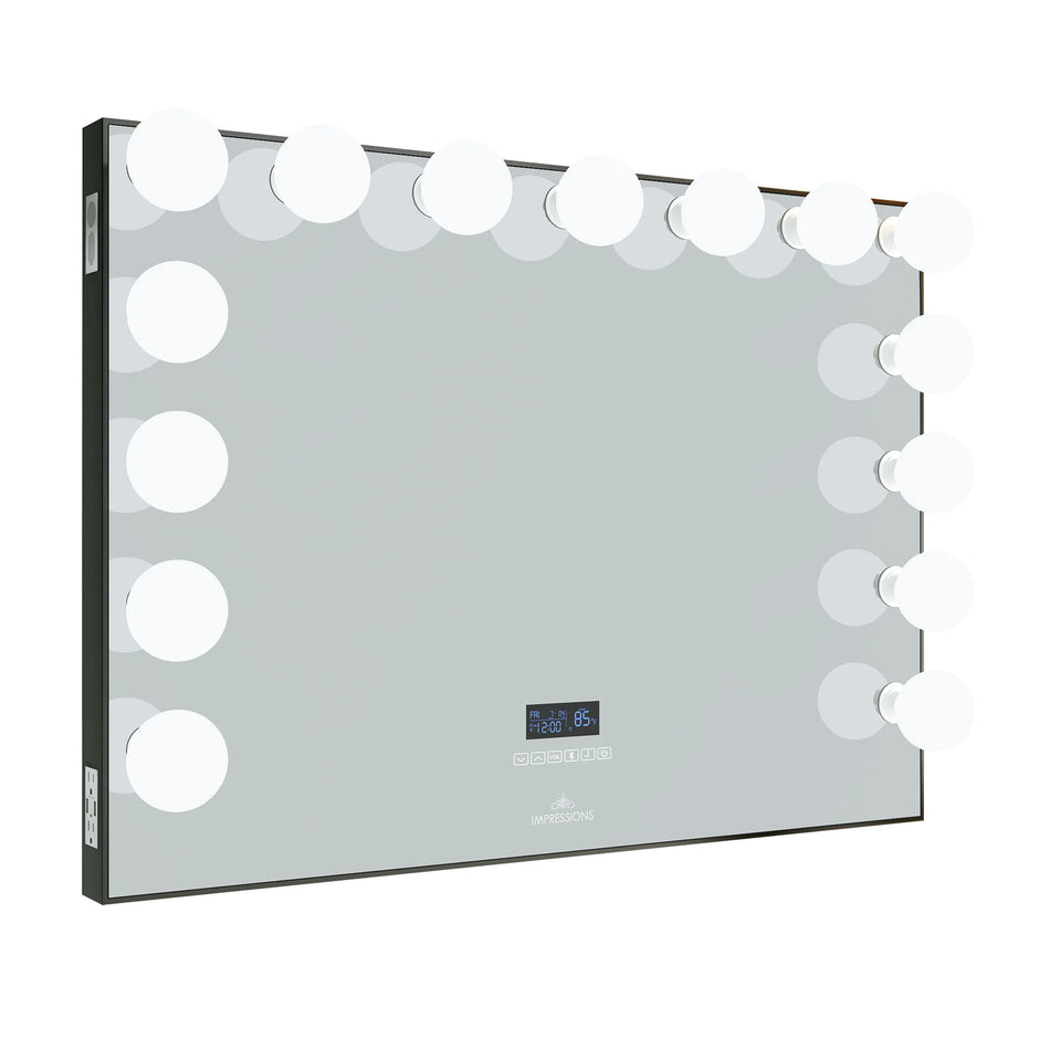 SlayStation Maison Premium Vanity Table w/ RGB Light + Vanity Mirror Bundle