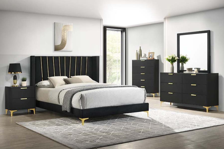 301161 Black Bedroom Set