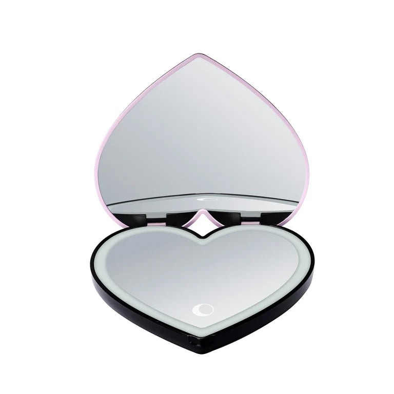 Jack Skellington & Sally Heart LED Compact Mirror