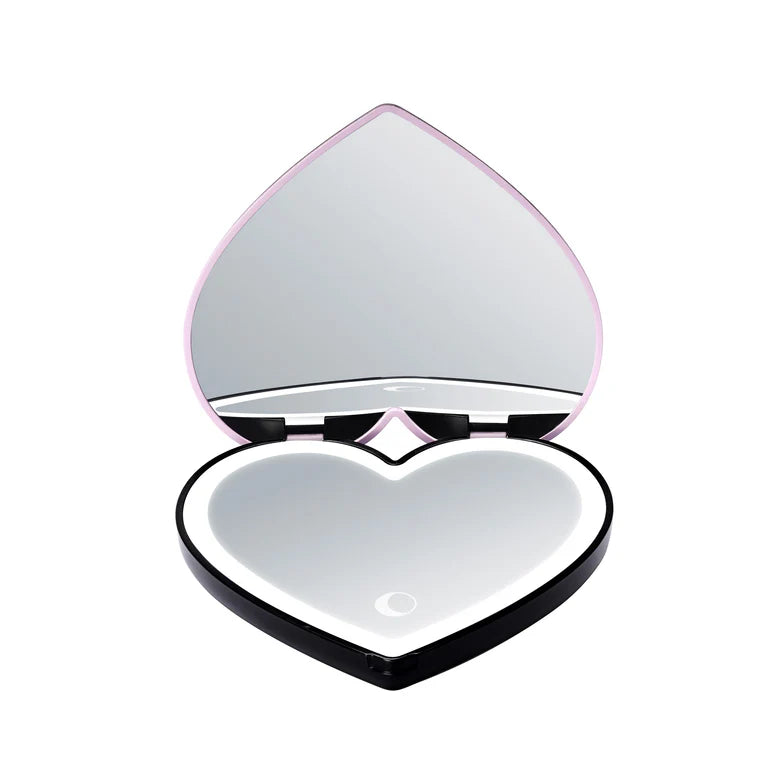 Jack Skellington & Sally Heart LED Compact Mirror