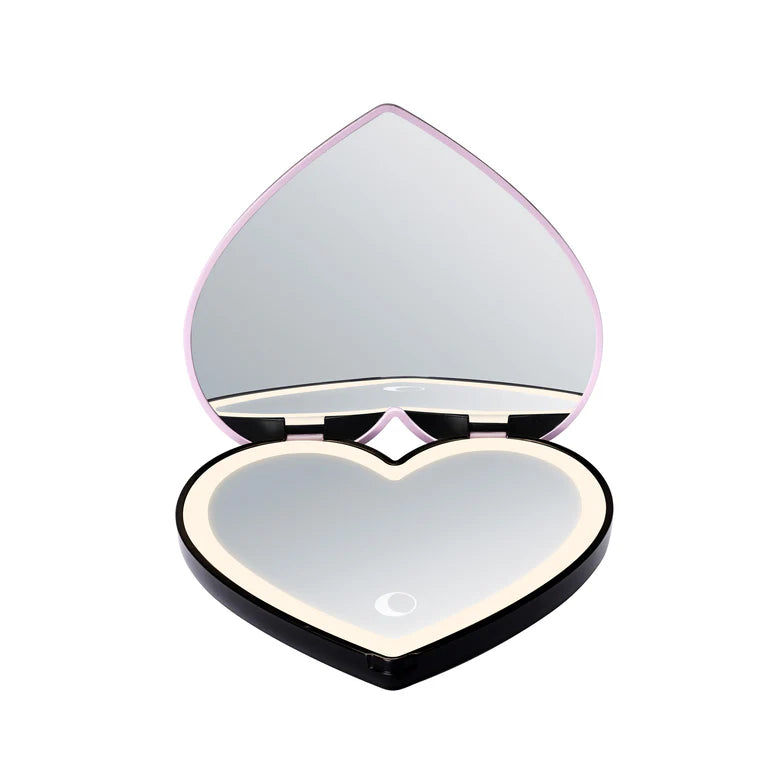 Jack Skellington & Sally Heart LED Compact Mirror