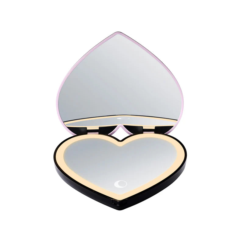 Jack Skellington & Sally Heart LED Compact Mirror