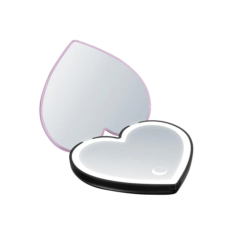 Jack Skellington & Sally Heart LED Compact Mirror