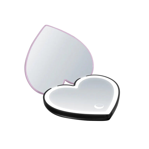 Jack Skellington & Sally Heart LED Compact Mirror