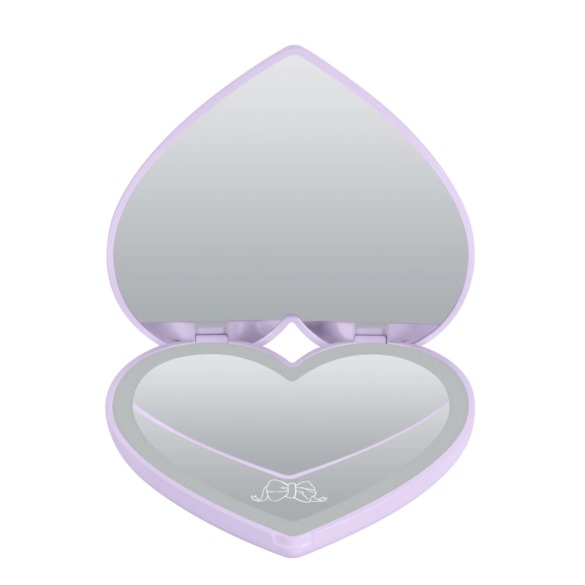 Kuromi “Lovely Ribbon” LED Heart Compact Mirror