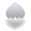 Kuromi “Lovely Ribbon” LED Heart Compact Mirror