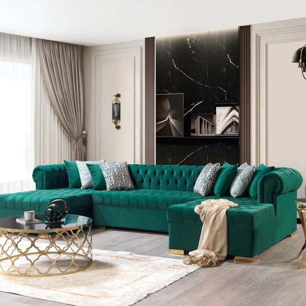 Seccional Doble Lauren Green