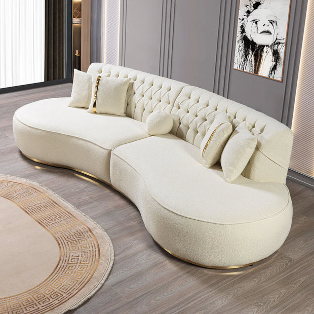 Ella Curved 130" Sectional