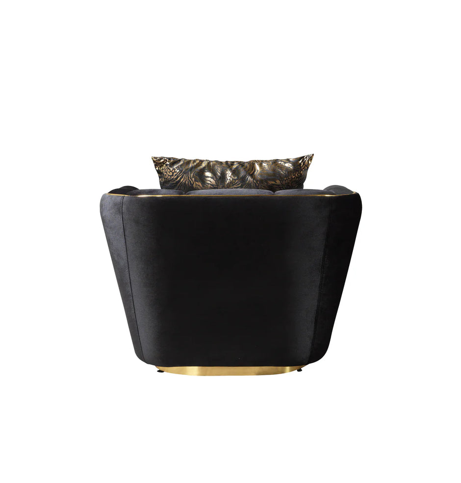 Daphne Ivory Velvet Chair