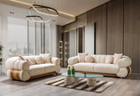 Destina Ivory Boucle Sofa 96