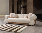Destina Ivory Boucle Sofa 96
