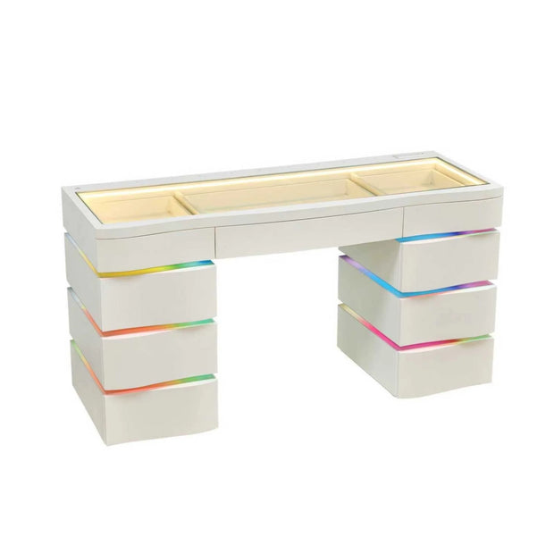 SlayStation Nebula Vanity Table with RGB Light