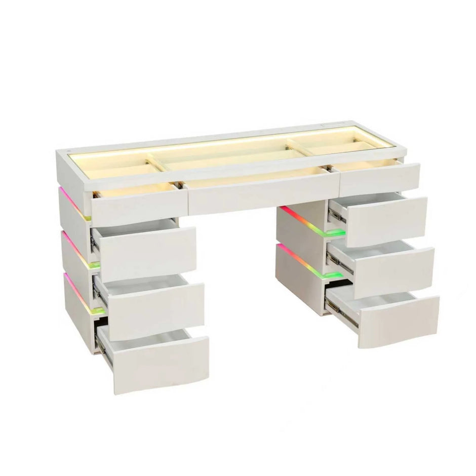SlayStation Nebula Vanity Table with RGB Light
