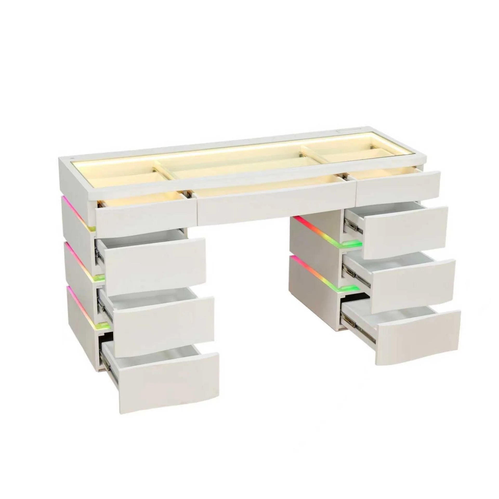 SlayStation Nebula Vanity Table with RGB Light