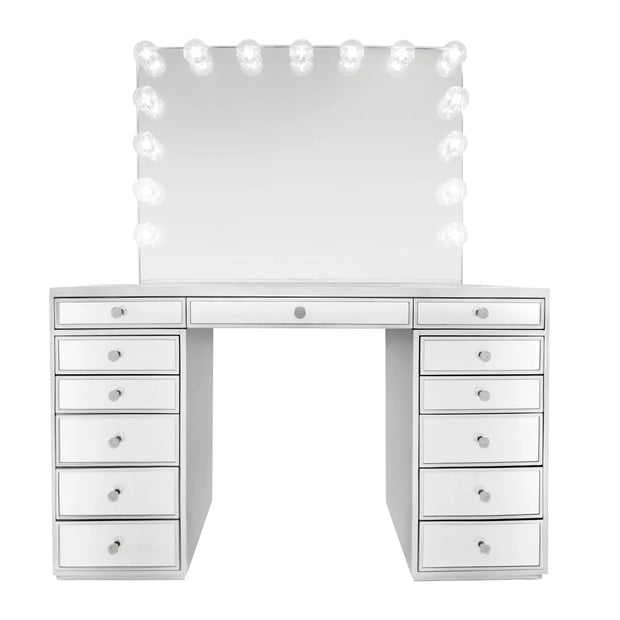 SlayStation Plus Premium Mirrored Vanity Table +Vanity Mirror