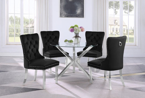 D300DT BLACK DINING SET