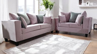Baby Pink Sofa & Loveseat