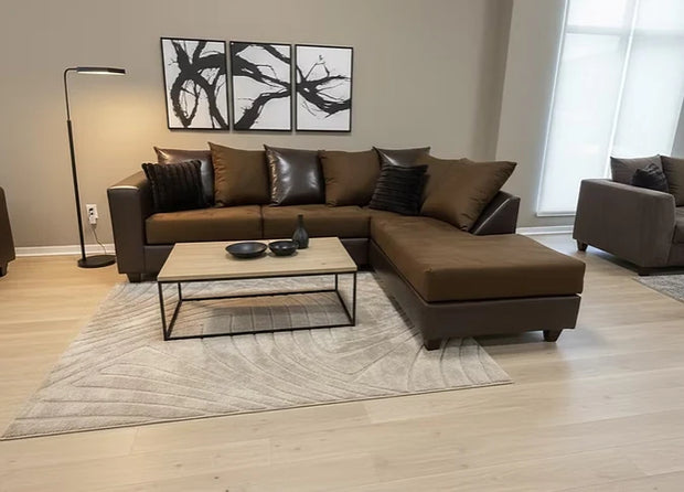 S301 Chocolate Sectional