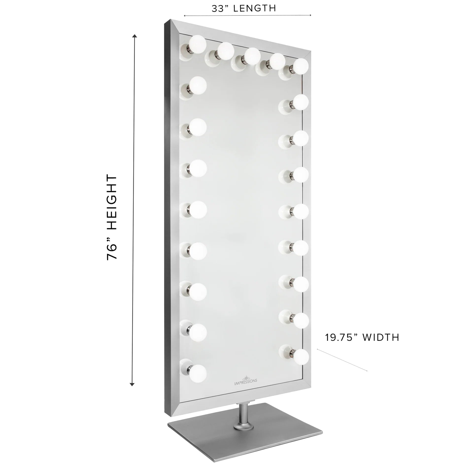 Sliver Starlight Full-Length Vanity Mirror