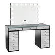 SlayStation Pro 2.0 Mirrored Tabletop + Vanity Mirror + 5 Drawer Units Bundle