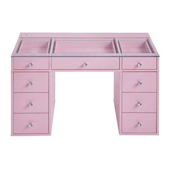 SlayStation Kids' Pink Vanity Table w/ LED Light (Copy)