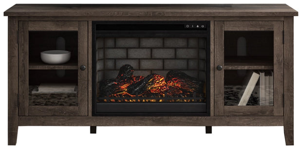 Ashley W275W3 Arienbry TV Stand with Fireplace