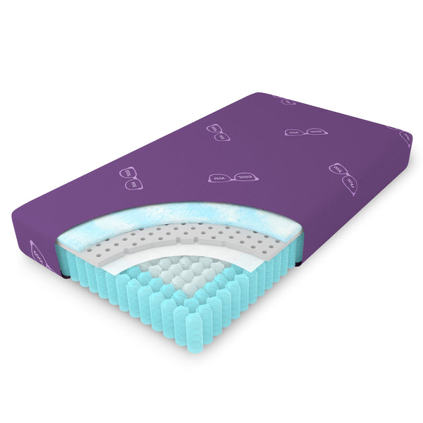 Youth Hybrid Mattress in Purple