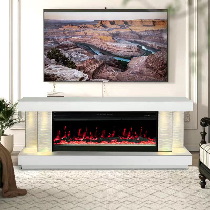 A91 TV STAND W/FIREPLACE