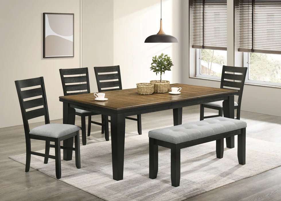 2152WC-6P BARDSTOWN WHEAT CHARCOAL DINING SET