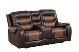 Ashley1001 Juego reclinable marrón extragrande