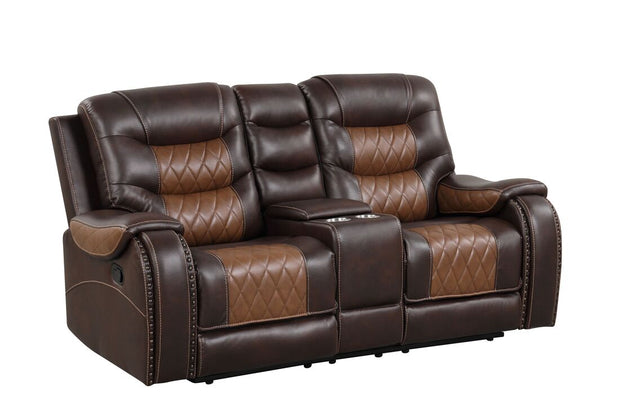 Ashley1001 Juego reclinable marrón extragrande