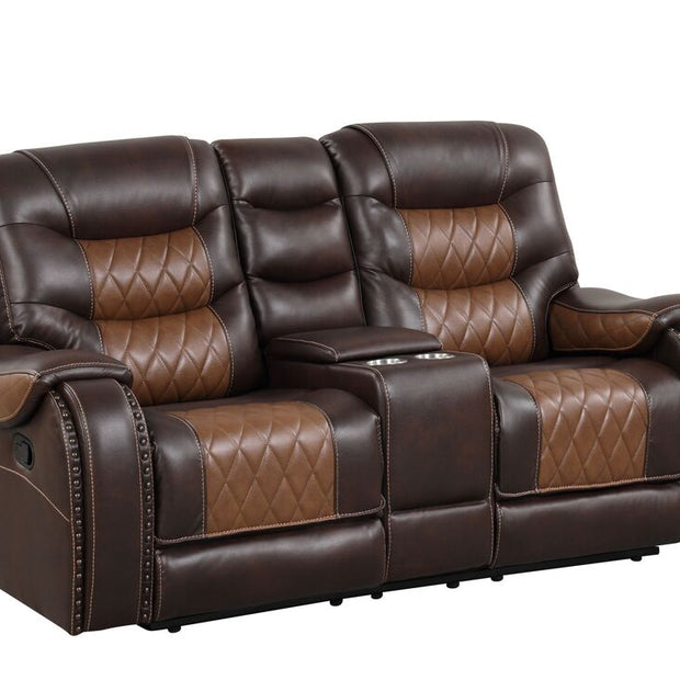 Ashley1001 Juego reclinable marrón extragrande